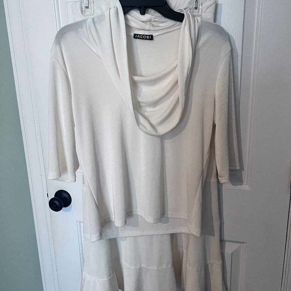 JACOBI New York Cow Neck Top & Maxi Skirt